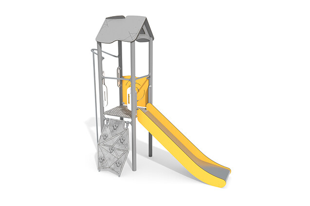 3D rendering af Play tower - Active single tower slide