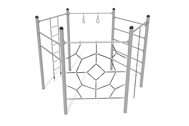 3D rendering af Climbing structure - Active hexagonal