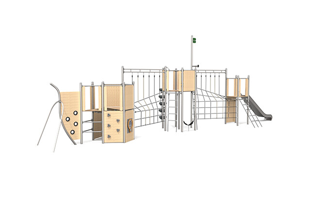3D rendering af Play ship - three-piece stainless steel robinie 1