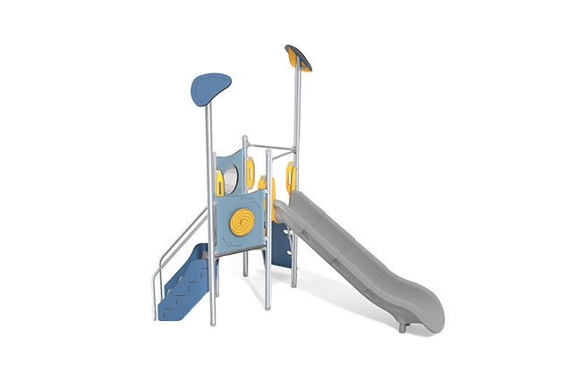 3D rendering af Play tower - Aquarius INOX single tower platform