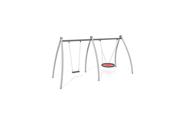 3D rendering af Swing - Active 1 seat and 1 bird's nest