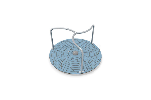 3D rendering af Carousel - stand blue Ø122