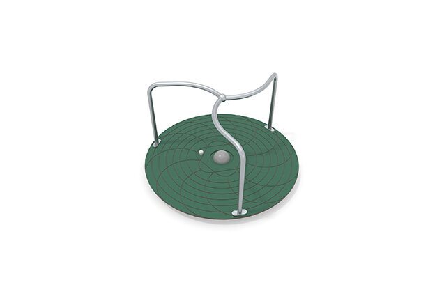 3D rendering af Carousel - stand green Ø122