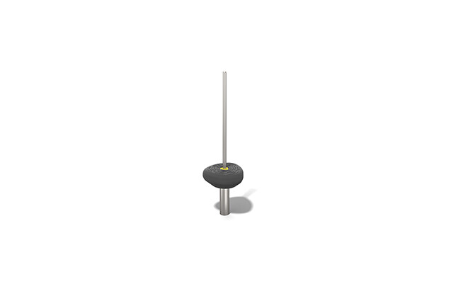3D rendering af Obstacle course - non-slip balance post
