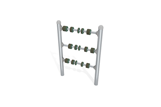 3D rendering af Activity board - sensory and learning board green
