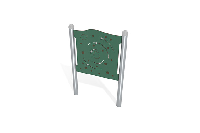 3D rendering af Activity board - starry sky green
