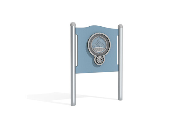 3D rendering af Activity board - maze game blue