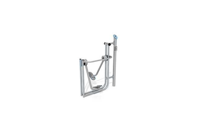 3D rendering af Fitness - Outdoor Inox air walker blue
