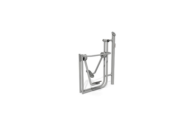 3D rendering af Fitness - Outdoor air walker grey