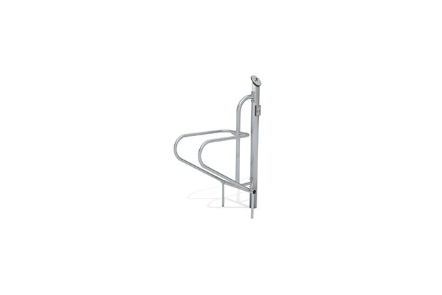 3D rendering af Fitness - Outdoor Inox dip station grey