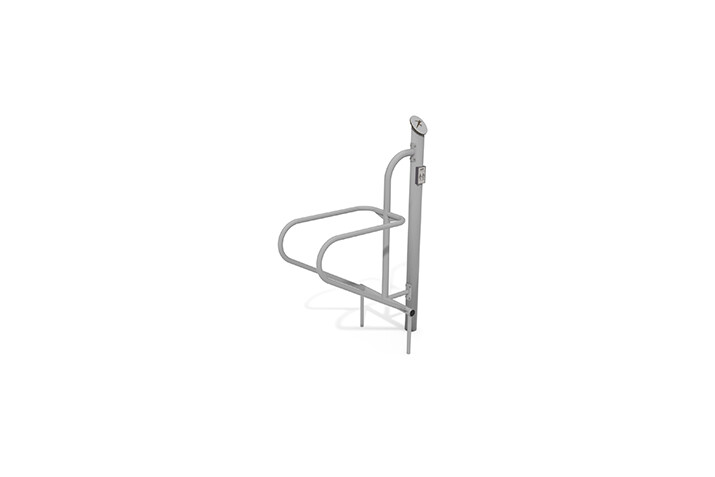 3D rendering af Fitness - Outdoor dip station grey