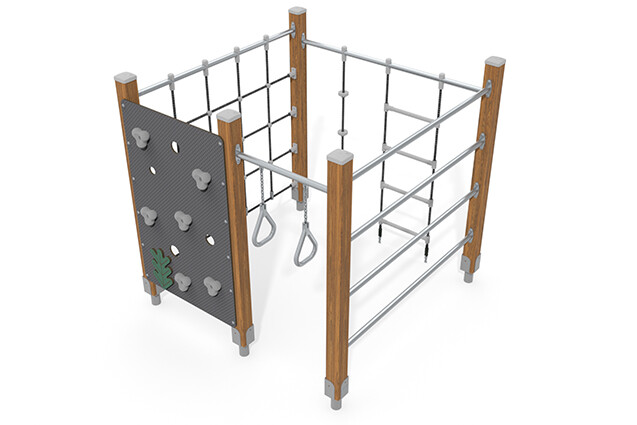 3D rendering af Climbing structure - ECO square