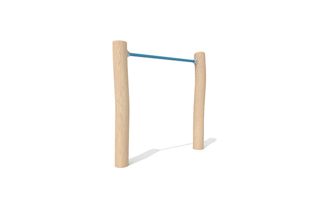 3D rendering af Obstacle course - Robinia Scandic somersault bar