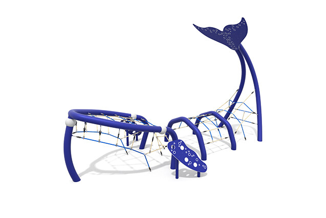 3D rendering af Climbing structure - Organiq whale