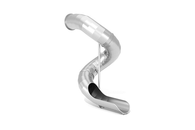 3D rendering af Slide - spiral h 3.7 m