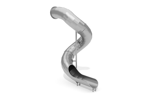 3D rendering af Slide - spiral h 4.2 m