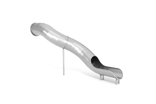 3D rendering af Slide - curved tube h 2.4 m