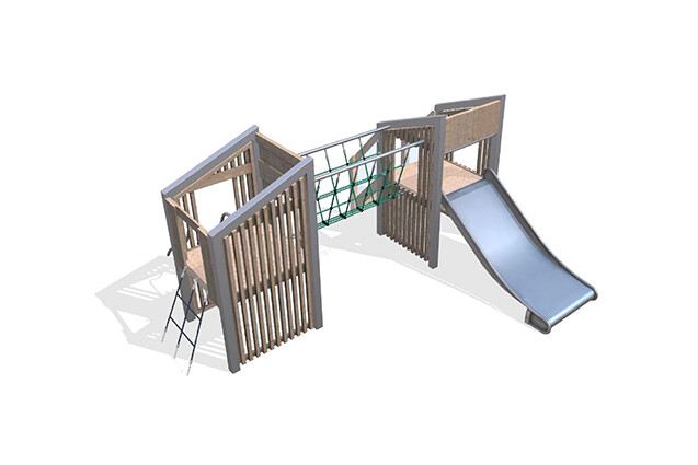 3D rendering af Play tower - Arthur package 4