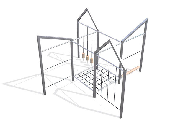 3D rendering af Obstacle course - Arthur package 21