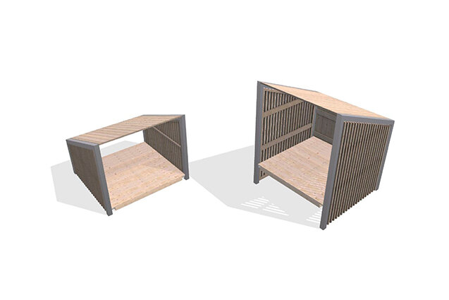 3D rendering af Playhouse - Arthur package 24