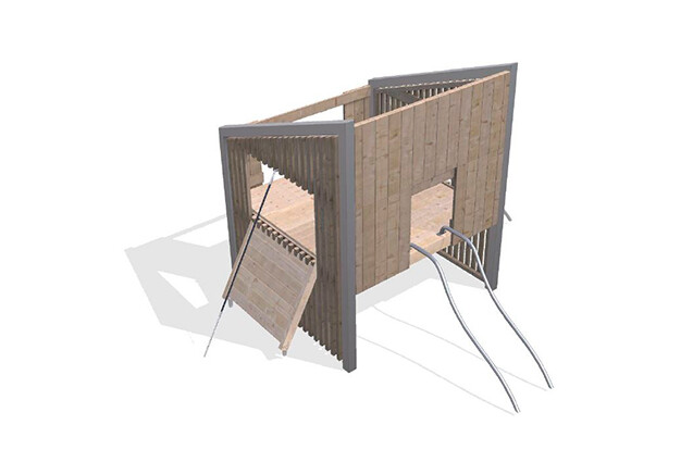 3D rendering af Play tower - Arthur pack 30