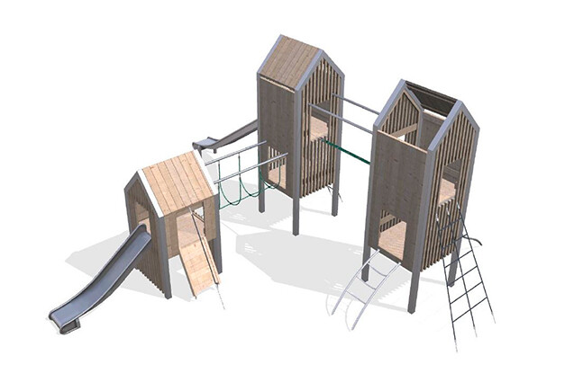 3D rendering af Play tower - Arthur package 38