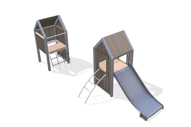 3D rendering af Play tower - Arthur package 40