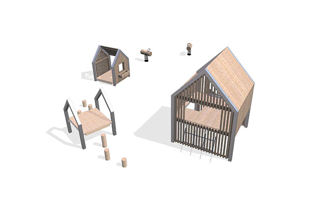3D rendering af Play tower - Arthur package 42