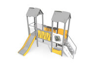 Play tower - Active double tower bridge walkway