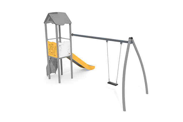Play tower - Active single tower swing