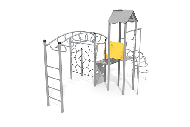Play tower - Active double tower monkey bars