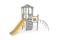 Play tower - Active hexagonal tower climbing wall