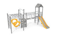 Play tower - Active double tower climbing system