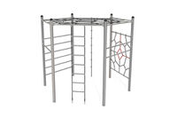 Climbing structure - hexagonal stainless steel