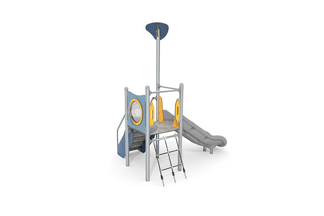 Play tower - Aquarius INOX small tower slide
