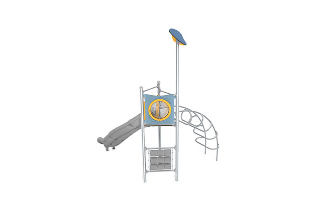 Play tower - Aquarius INOX small tower climbing ladder