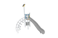 Play tower - Aquarius INOX small tower climbing ladder