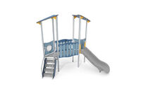 Play tower - Aquarius INOX double tower bridge