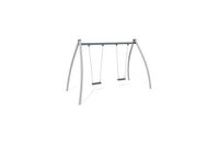 Swing - swing frame in steel with 2 swings