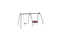Swing - Active 1 seat and 1 bird's nest Ø120