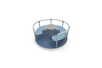 Carousel - with bench blue Ø150 cm