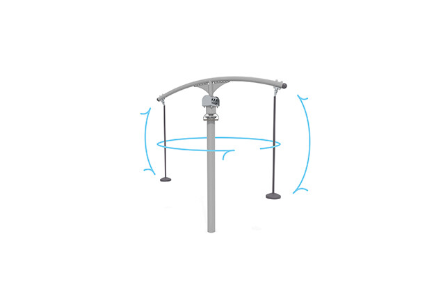 Carousel - swing carousel with tilting function