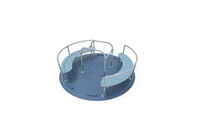 Carousel - for 2 wheelchairs blue Ø249 cm