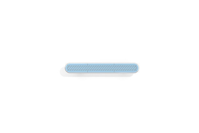 Obstacle course – tilting balance beam blue
