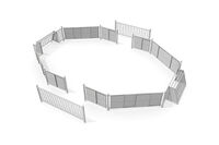 Multi-sport court - Sport Arena 4, 8.97 x 7.54 m grey