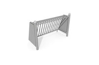 Football goal - Sport Arena goal for football grey