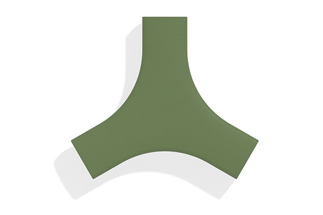 Outdoor furniture - Outi bench module 3