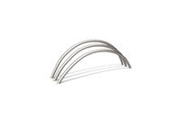 Play sculpture - rainbow narrow stainless steel