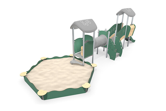 Play tower - Mini triple tower sandpit