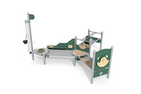Sandpit - Mini large sand play system with three basins